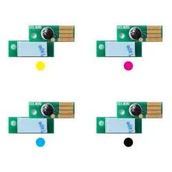 4x Toner Chip Y/M/C/K passt für Xerox Phaser 6500 WorkCentre 6505 106R01594..97