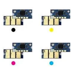 4x Toner Reset Chip Y/M/C/K für Konica Minolta Magicolor 4750 4790 4795