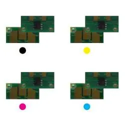 4x Toner Reset Chip Y/M/C/K für Konica Minolta Bizhub C550 C650