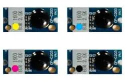 4x Toner Reset Chip Y/M/C/K für Konica Minolta Magicolor 1600 1650 1680 1690