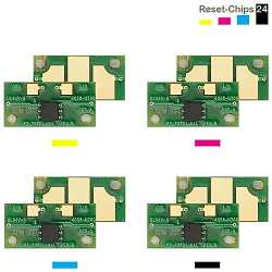 4x Toner Reset Chip Y/M/C/K für Konica Minolta Magicolor 2400 2430 2450 2480