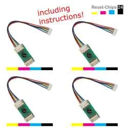 4x Entwickler Reset Chip Y/M/C/K für DEVELOP ineo+ 220 280 360 DV311