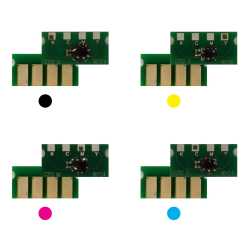 4x Toner Chip Y/M/C/K passt für Lanier SP C252 C261 C262 RICOH Aficio SP C252