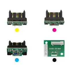 4x Trommel Reset Chip Y/M/C/K für Konica Minolta Bizhub C350