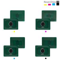 4x Toner Chip Y/M/C/K passt für OKI MC 853 873 883 7300 Seiten