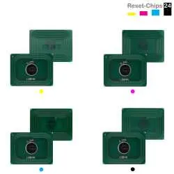 4x Toner Reset Chip Y/M/C/K für OKI MC 873 883 10000 Seiten