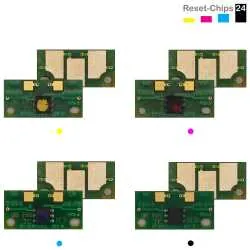 4x Toner Reset Chip Y/M/C/K für Konica Minolta Magicolor 5550 5570 5650 5670