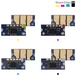 4x Toner Reset Chip Y/M/C/K für Konica Minolta Magicolor 3730