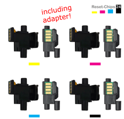 4x Toner Reset Chip Y/M/C/K für Brother HL-L 3230 3270 3280 MFC-L 3710 TN247
