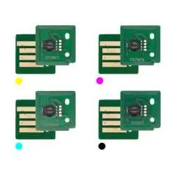 4x Toner Reset Chip Y/M/C/K für Xerox WorkCentre 7855 006R01509 ..12 metered