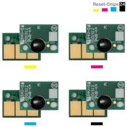 4x Toner Reset Chip Y/M/C/K für Konica Minolta Bizhub C454 C454e C554 (TN512)