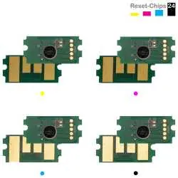 4x Toner Reset Chip Y/M/C/K für Olivetti D-Color P 2130 (B1179 .. 82)