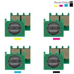 4x Toner Reset Chip Y/M/C/K für HP Color LaserJet CP 4520 / 648A 649X