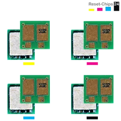 4x Toner Reset Chip Y/M/C/K für HP Color LaserJet Pro MFP M181 (205A)