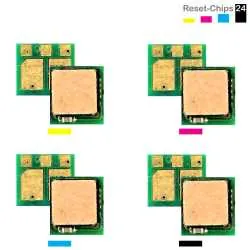 4x Toner Reset Chip Y/M/C/K für HP Color LaserJet Enterprise MFP M 681 (655A)