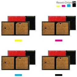 4x Toner Reset Chip Y/M/C/K für Canon imageRUNNER Advance DX C5740i EXV51L
