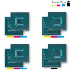 4x Trommel Reset Chip Y/M/C/K für Xerox Digital Color Press 700i 013R00655..56