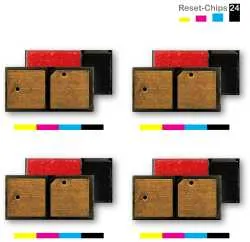 4x Trommel Reset Chip Y/M/C/K für Canon imageRUNNER Advance C3320 C3320i EXV49