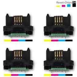 4x Trommel Reset Chip Y/M/C/K für Xerox Phaser 7750 108R00581 / ..582