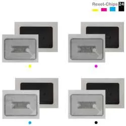 4x Toner Reset Chip Y/M/C/K für Kyocera TASKalfa 300ci
