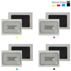 4x Toner Reset Chip Y/M/C/K für Kyocera FS-C 5200