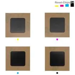 4x Toner Reset Chip Y/M/C/K für Kyocera TASKalfa 4550 4551 5550 5551