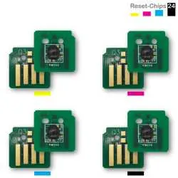 4x Toner Reset Chip Y/M/C/K für Xerox VersaLink C7030 106R03733..36 metered