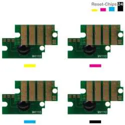 4x Toner Reset Chip Y/M/C/K für Xerox VersaLink C400 C405 106R03536..39 metered