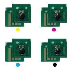 4x Toner Reset Chip Y/M/C/K für Xerox WorkCentre 7425 006R01391 ..94 metered