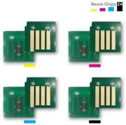 4x Toner Reset Chip Y/M/C/K für Xerox AltaLink C8030 006R01701 ..04 Ost Europa